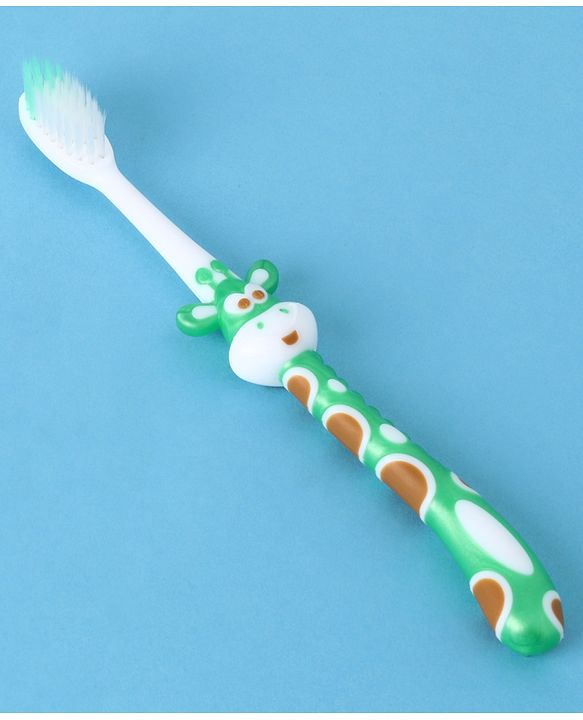Babyhug Ultra Soft Bristles Giraffe Design Toothbrush - Red