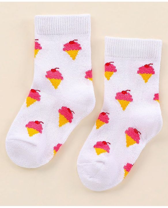 Cutewalk by Babyhug Socks Pack of 3 Pairs - Multicolour