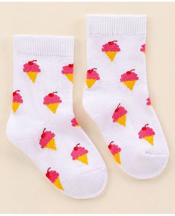 Cutewalk by Babyhug Socks Pack of 3 Pairs - Multicolour