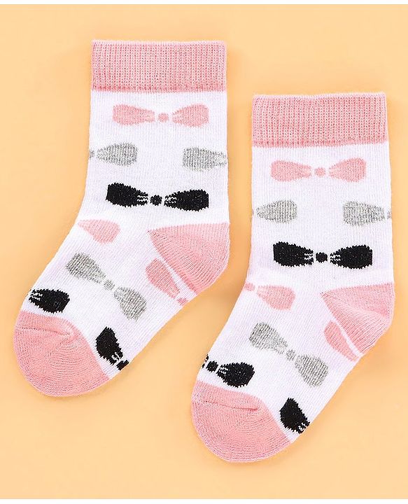 Cutewalk by Babyhug Anti Bacterial Socks Pack of 5 Pairs - Multicolour