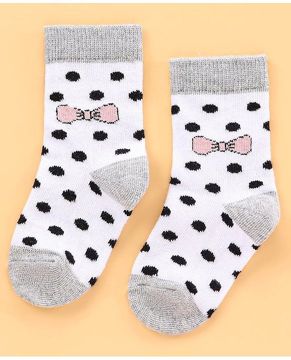 Cutewalk by Babyhug Anti Bacterial Socks Pack of 5 Pairs - Multicolour