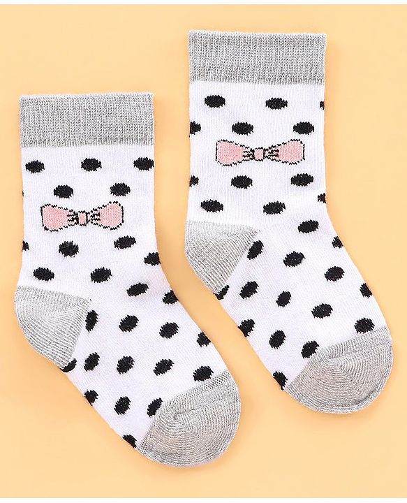 Cutewalk by Babyhug Anti Bacterial Socks Pack of 5 Pairs - Multicolour