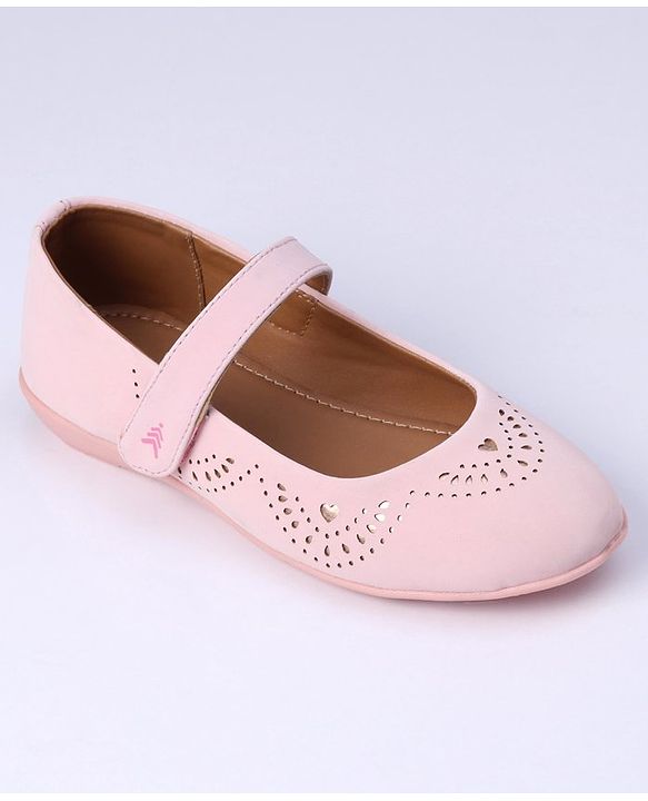 Pine Kids Party Wear Belly Shoes - Light Pink