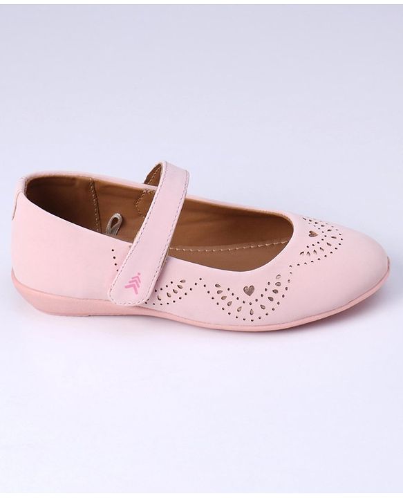 Pine Kids Party Wear Belly Shoes - Light Pink