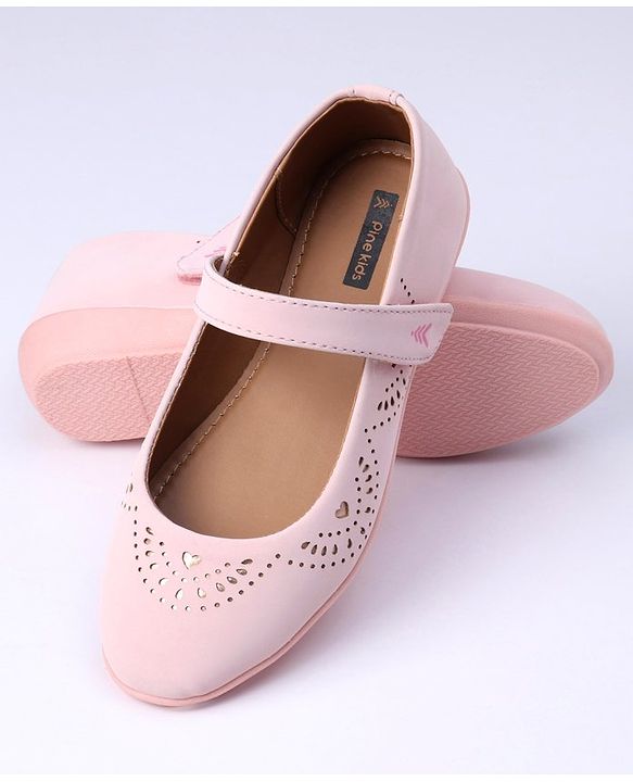 Pine Kids Party Wear Belly Shoes - Light Pink