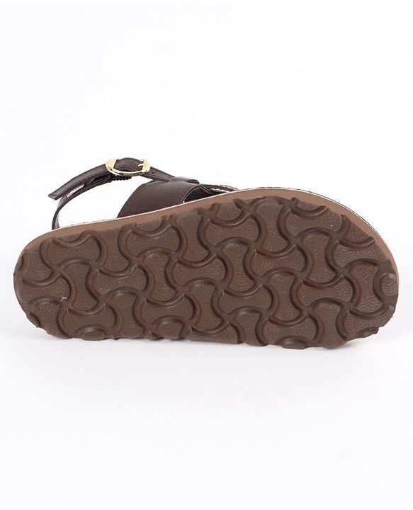 Pine Kids Ethnic Wear Sandals - Dark Brown