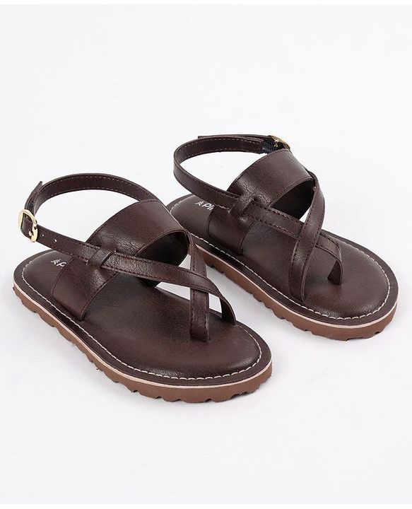 Pine Kids Ethnic Wear Sandals - Dark Brown