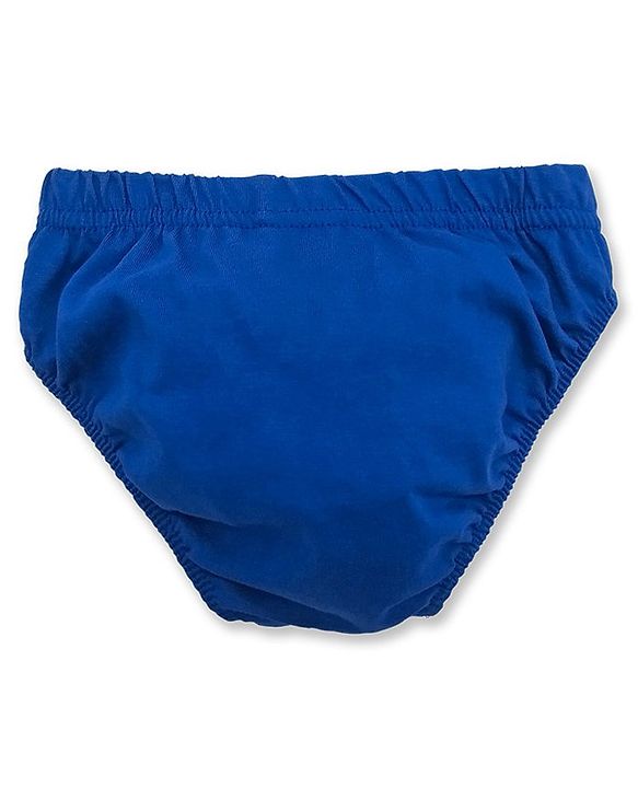Babyhug 100% Cotton Breifs Pack of 3 - Blue, White
