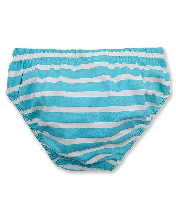 Babyhug 100% Cotton Briefs Pack of 3 - White Blue, Red