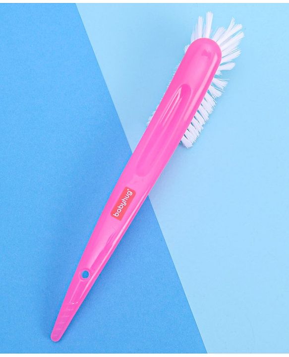 Babyhug Bottle Cleaning Brush - Pink