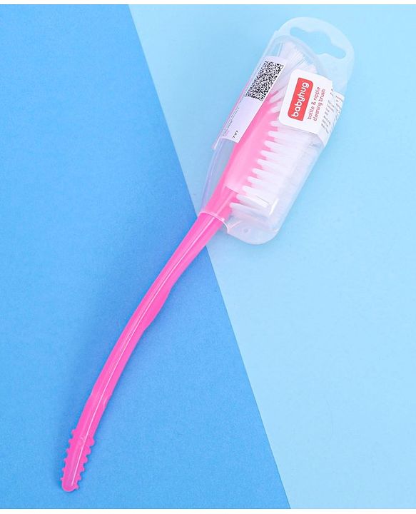 Babyhug Bottle Cleaning Brush - Pink