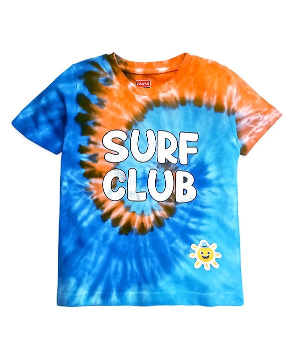 Babyhug Half Sleeves T-Shirt  - Blue