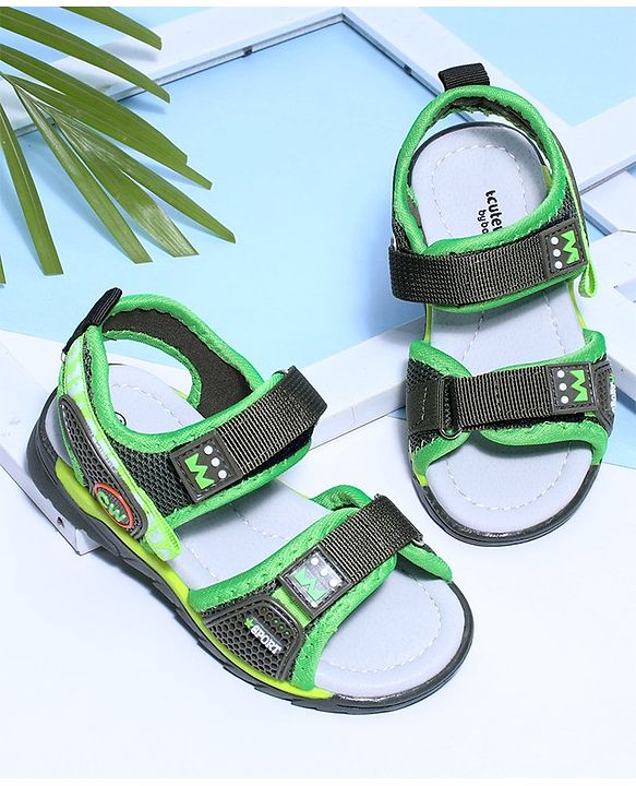 Cute Walk by Babyhug Open Toe Sandal - Green