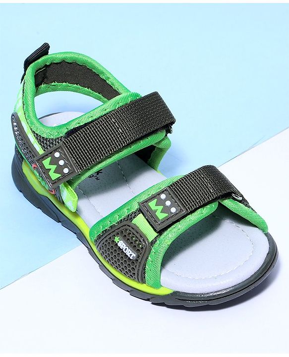 Cute Walk by Babyhug Open Toe Sandal - Green