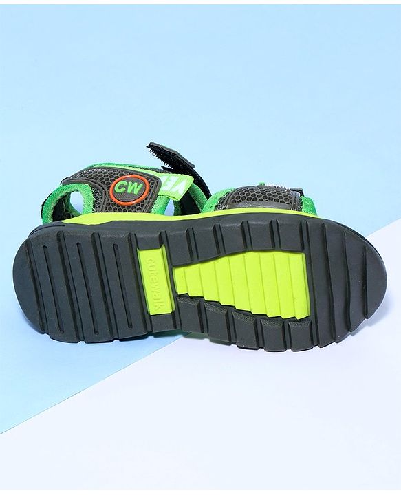 Cute Walk by Babyhug Open Toe Sandal - Green