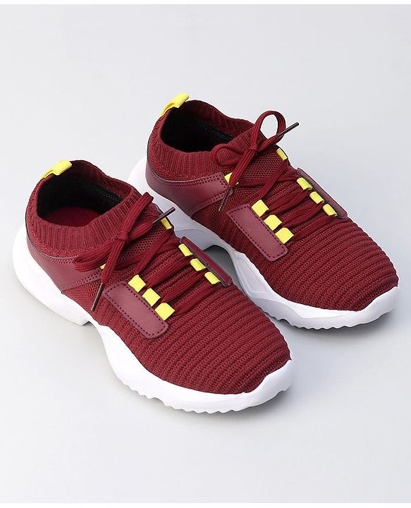 Pine Kids Sports Shoes - Maroon