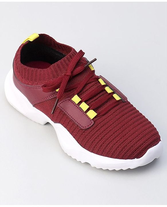 Pine Kids Sports Shoes - Maroon