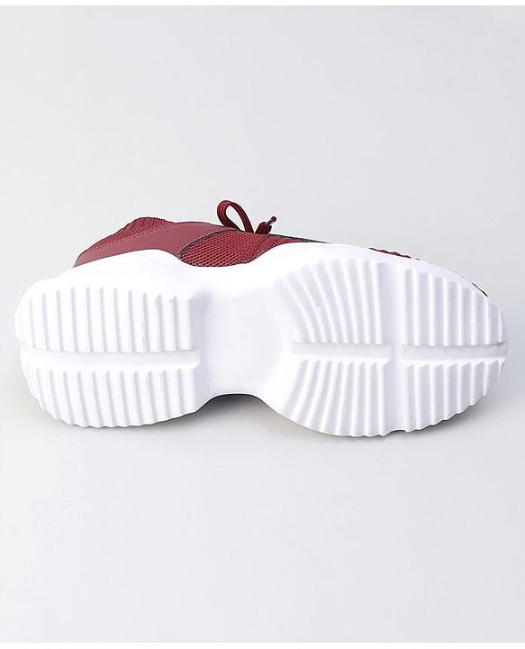 Pine Kids Sports Shoes - Maroon