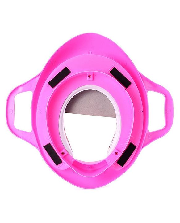 Babyhug Cushioned Potty Training Seat With Handle - Pink