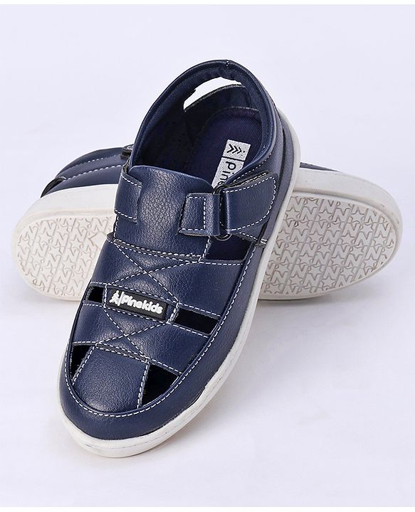 Pine Kids Velcro Closure Sandals - Brown