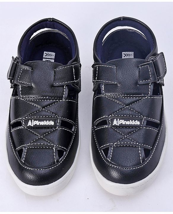 Pine Kids Velcro Closure Sandals - Brown