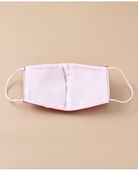 Babyhug Anti Viral Carbon Filter Printed Face Mask Pack Of 3 - Blue Red
