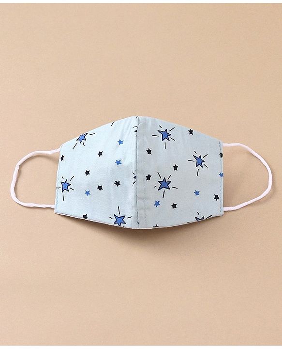 Babyhug Anti Viral Carbon Filter Printed Face Mask Pack Of 3 - Blue Red