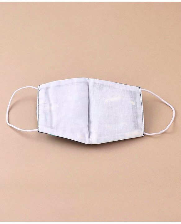 Babyhug Anti Viral Carbon Filter Printed Face Mask Pack Of 3 Blue Orange (Print May Vary)