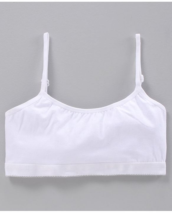 Pine Kids Antimicrobial & Biowash Bralette Pack of 2 - White