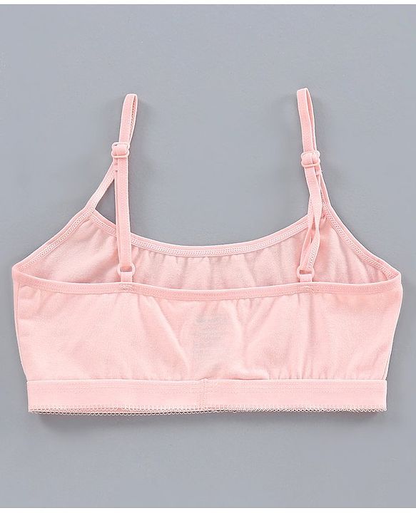 Pine Kids Singlet Anti Microbial & Biowashed Bralettes Pack of 2 - Grey Pink