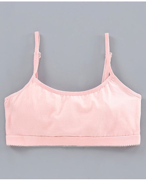 Pine Kids Singlet Anti Microbial & Biowashed Bralettes Pack of 2 - Grey Pink