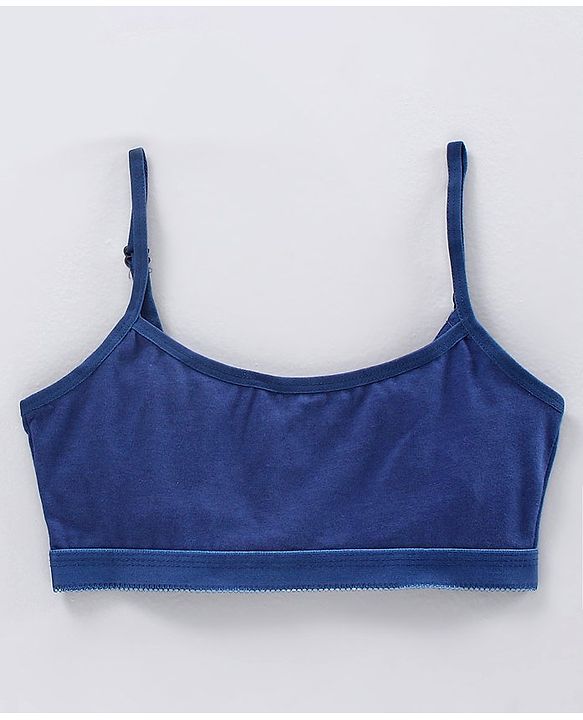 Pine Kids Singlet Anti Microbial & Biowashed Bralettes Pack of 2 - Grey Blue