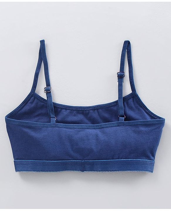 Pine Kids Singlet Anti Microbial & Biowashed Bralettes Pack of 2 - Grey Blue
