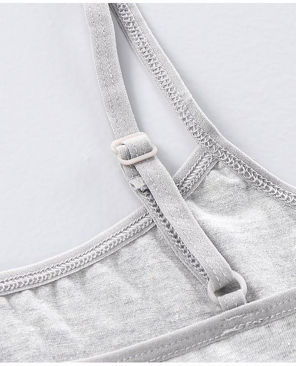 Pine Kids Singlet Anti Microbial & Biowashed Bralettes Pack of 2 - Grey Blue