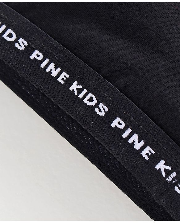Pine Kids Singlet Anti Microbial & Biowashed Bralettes Pack of 2 - Black Grey