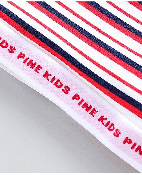 Pine Kids Singlet Anti Microbial & Biowashed Bralettes Pack of 2 - Red