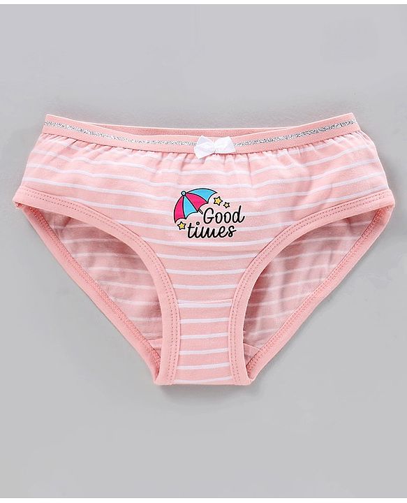 Pine Kids Anti microbial & Bio wash Panties Pack of 3 - Pink