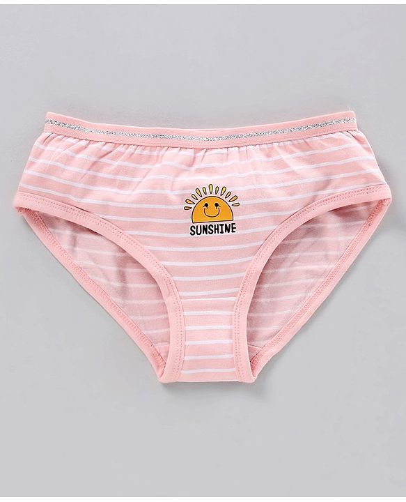 Pine Kids Anti microbial & Bio wash Panties Pack of 3 - Pink