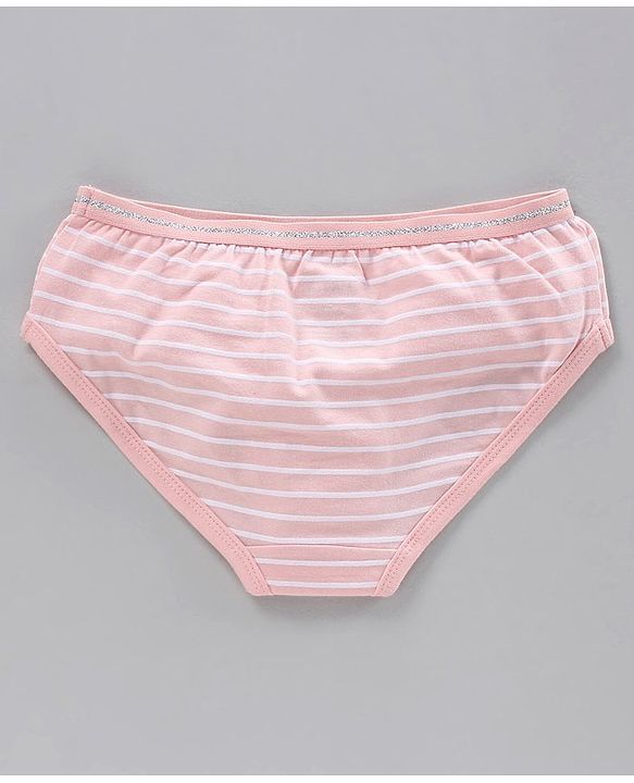 Pine Kids Anti microbial & Bio wash Panties Pack of 3 - Pink