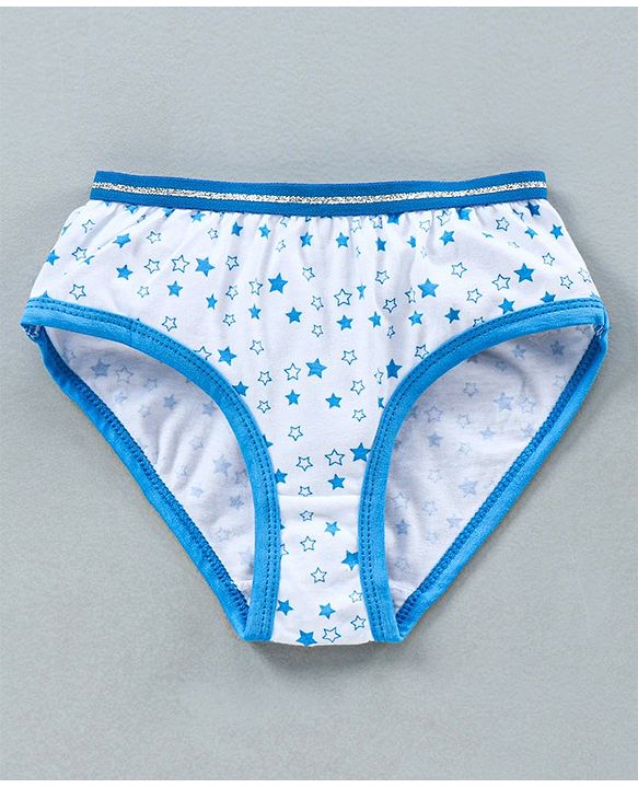 Pine Kids Anti Microbial & Biowashed Panties Pack of 3 - Blue White