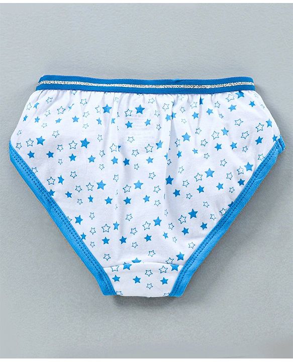 Pine Kids Anti Microbial & Biowashed Panties Pack of 3 - Blue White