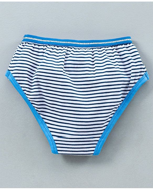 Pine Kids Anti Microbial & Biowashed Panties Pack of 3 - Blue White