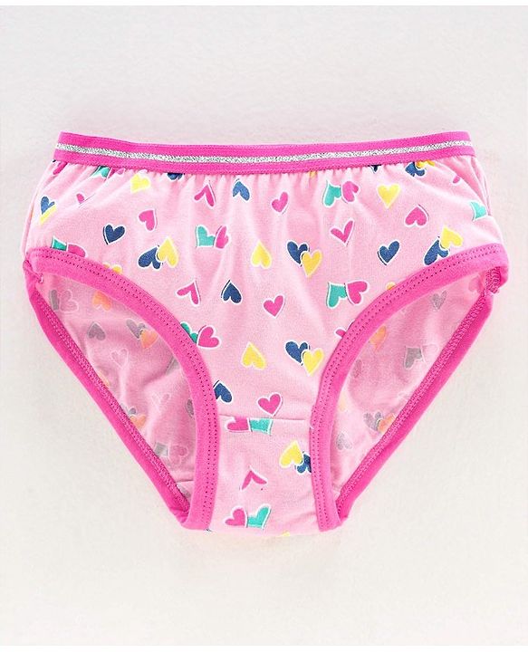 Pine Kids Anti Microbial & Biowash Panties Multiprint Pack of 3 - Pink Blue