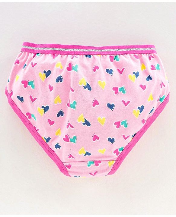 Pine Kids Anti Microbial & Biowash Panties Multiprint Pack of 3 - Pink Blue