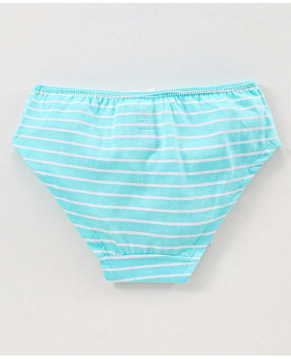 Pine Kids Anti microbial & Bio wash Panties Printed Pack of 3 - Blue Pink