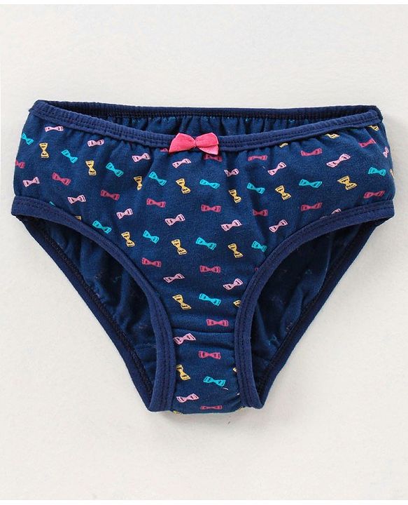 Pine Kids Anti microbial & Bio wash Panties Printed Pack of 3 - Blue Pink