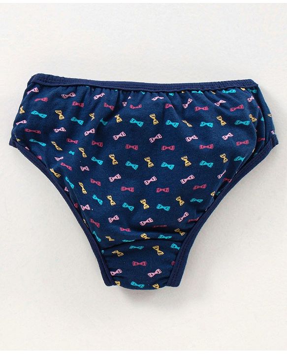 Pine Kids Anti microbial & Bio wash Panties Printed Pack of 3 - Blue Pink