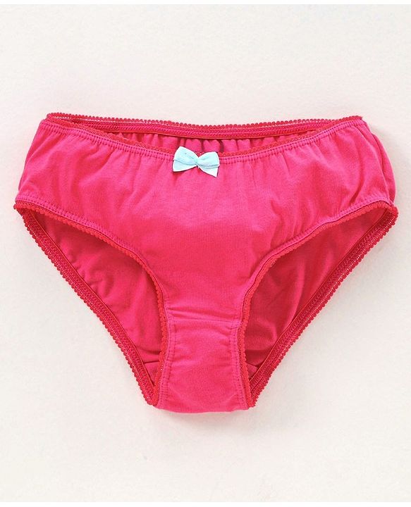 Pine Kids Anti microbial & Bio wash Panties Printed Pack of 3 - Blue Pink