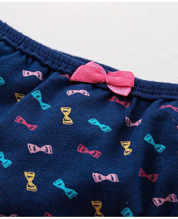 Pine Kids Anti microbial & Bio wash Panties Printed Pack of 3 - Blue Pink