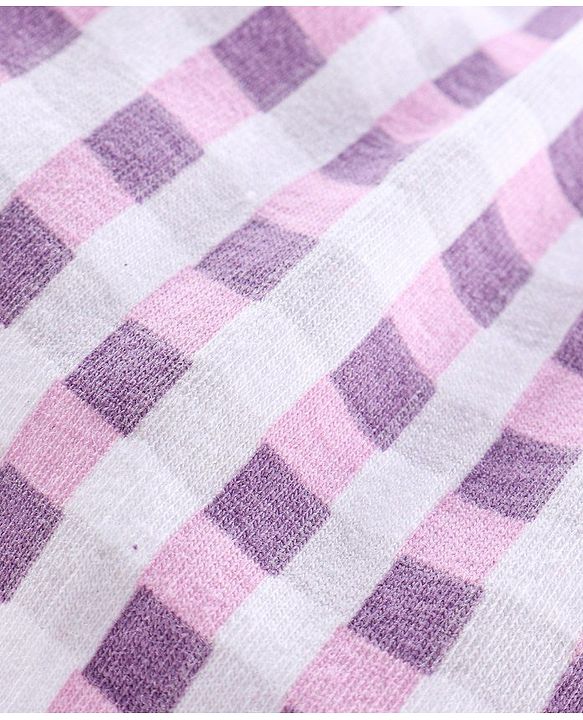 Pine Kids Anti Microbial & Biowash Checks Panties Pack of 3 - Pink Blue Purple